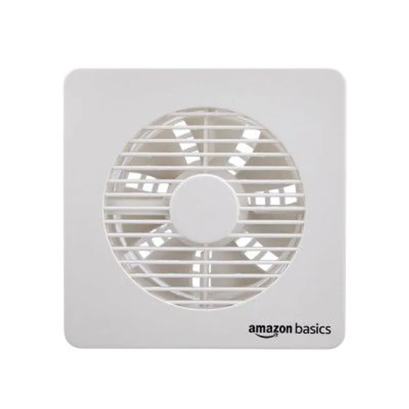 Amazon Basics Axial 6'' Fan | 22W | 7 Blades | 135 mm Sweep | 7.5 dB Low Noise | Window Mount — 60% off on Amazon.in