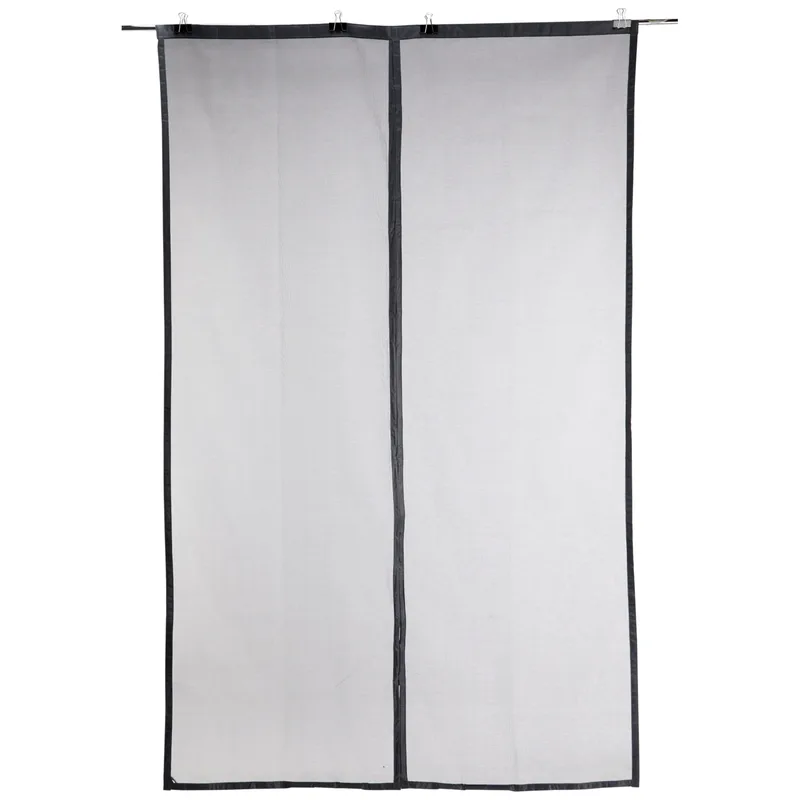 Amazon Brand - Solimo Fiberglass Magnetic Mosquito Net Screen Door - (210x100 cm, Grey) — 72% off on Amazon.in