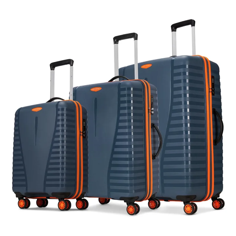 Aristocrat Airpro Max Set of 3 (S+M+L) Trolley Bags, Spanish Blue — 78% off on Amazon.in
