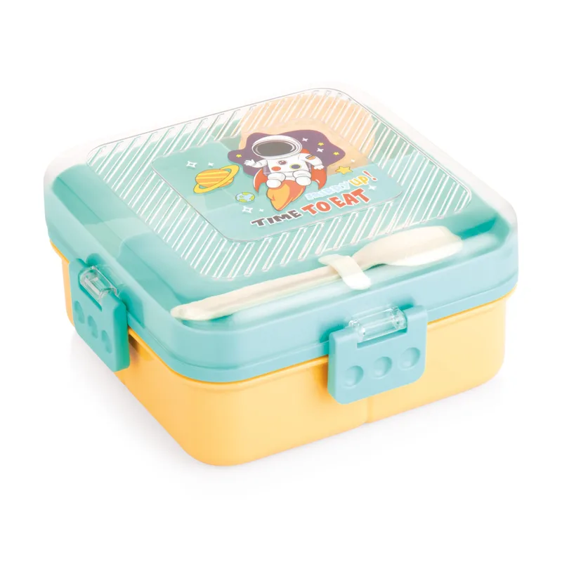 ATTRO My Lunch 2 Layer Plastic Lunch Box Comes with Fun Dinosaur Print, 1 Detachable Tray — 80% off on Amazon.in