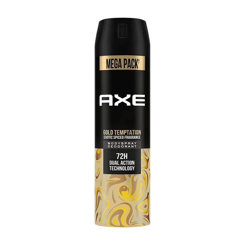 Axe Gold Temptation Long Lasting Deodorant Bodyspray For Men - 215ml — 68% off on Amazon.in