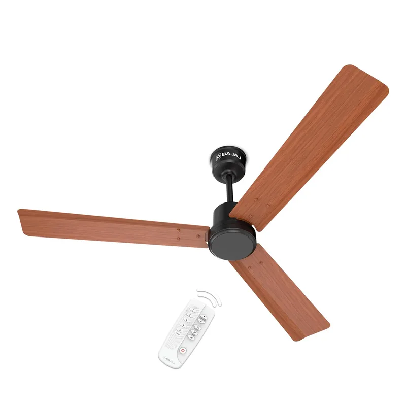 Bajaj Classico Sleek Wood 1200MM (48”) BLDC Ceiling Fan with Remote | BEE 5 Star Rated Energy Efficient | Power Saving | Sleek Compact Design | High Air Delivery |2-Year Warranty |Maple Wood — 58% off on Amazon.in
