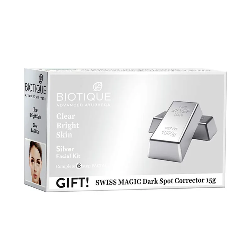 Biotique Bio Silver Facial Kit, 65g — 50% off on Amazon.in