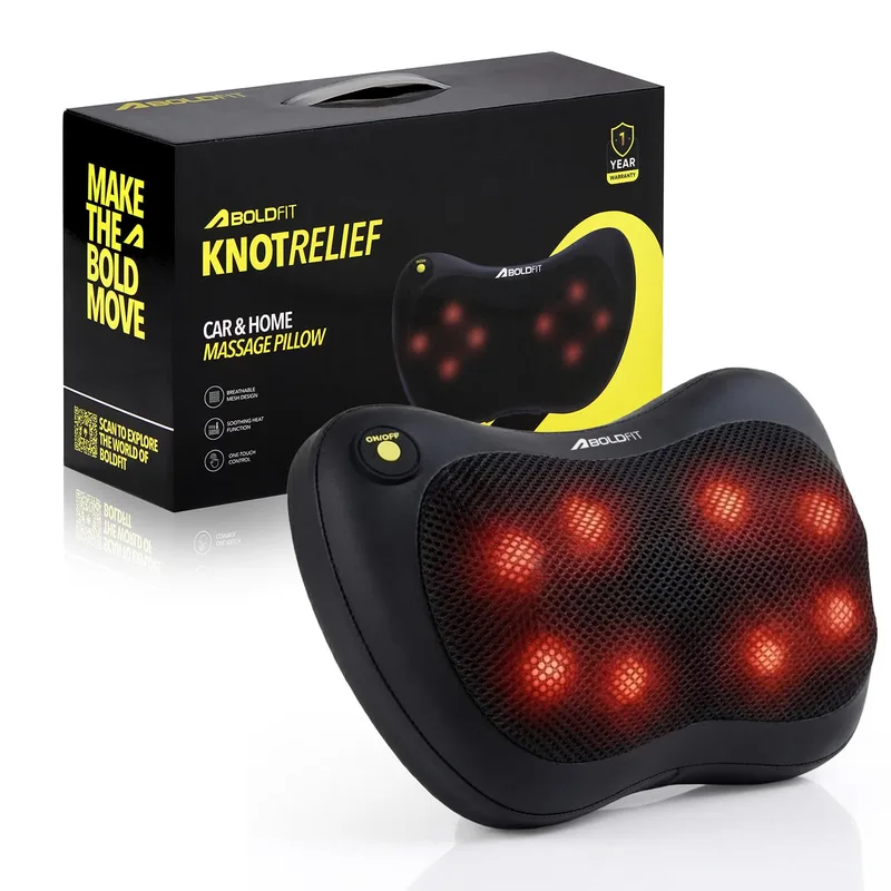 Boldfit KnotRelief Electric Shiatsu Back & Neck Massager — 43% off on Amazon.in