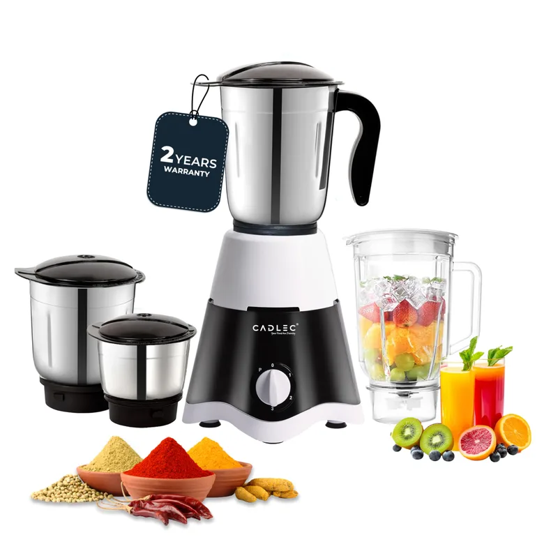 Cadlec GrindGenie 4 Jar 750 Watt Mixer Grinder | 2-Year Warranty — 66% off on Amazon.in