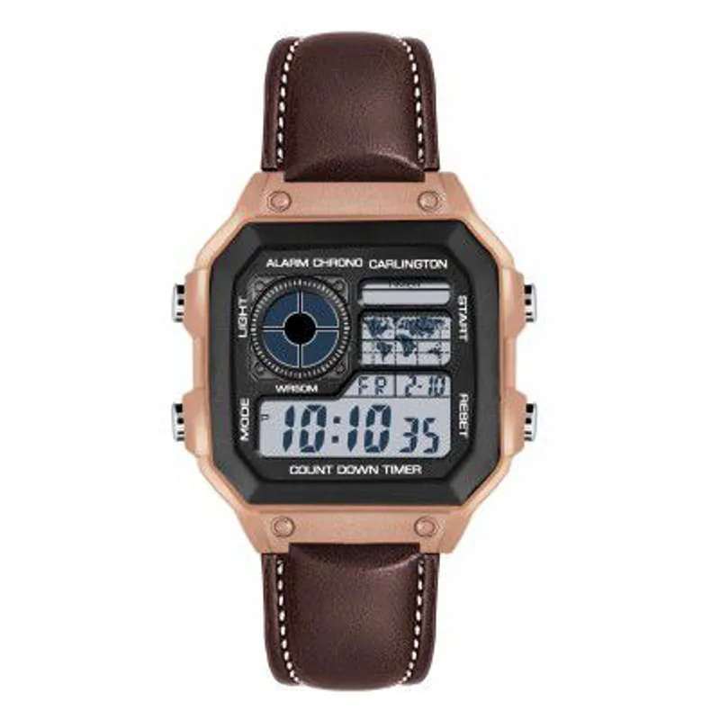 Carlington Endurance Series Digital Wrist Watches for Men with Transparent Case Cover - CT_9079 — 86% off on Amazon.in