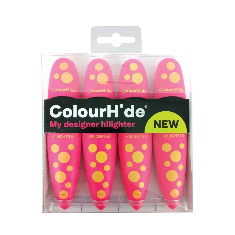 ColourHide My Designer Highlighter - Pack of 4 (Pink) — 72% off on Amazon.in