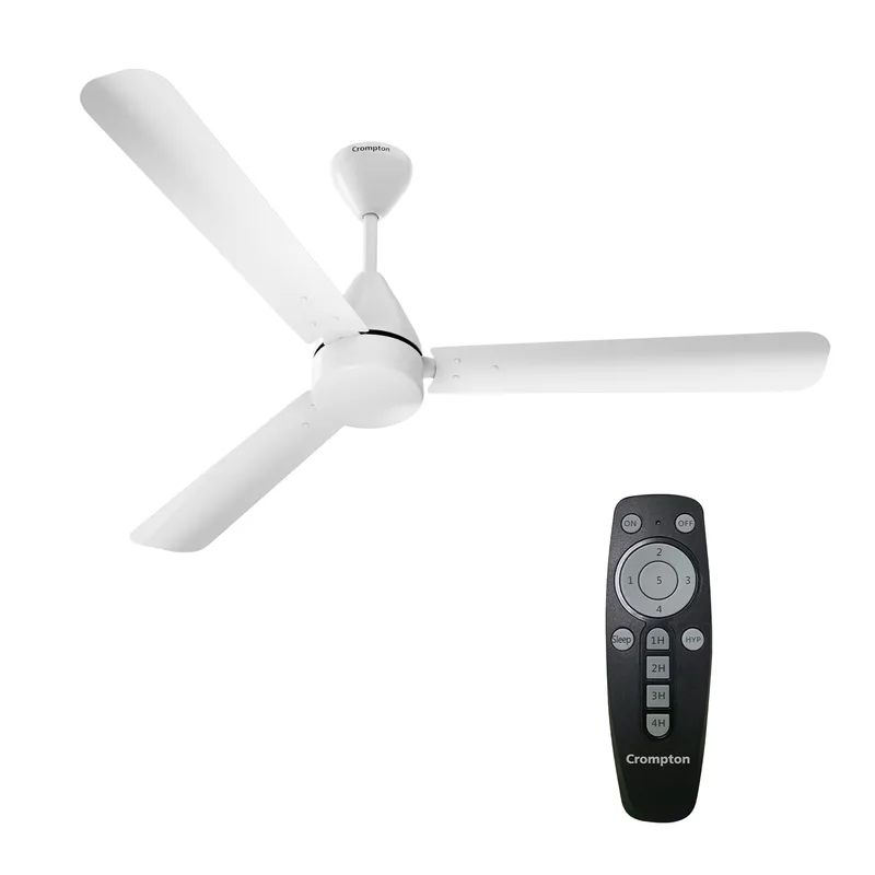 Crompton Energion Hyperjet 1200mm BLDC Ceiling Fan with Remote Control | Opal White — 64% off on Amazon.in