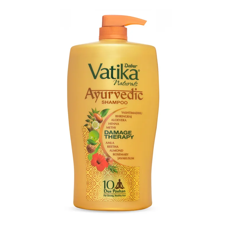 Dabur Vatika Ayurvedic Shampoo for Hair fall Control and Damage hair - 1L — 71% off on Amazon.in