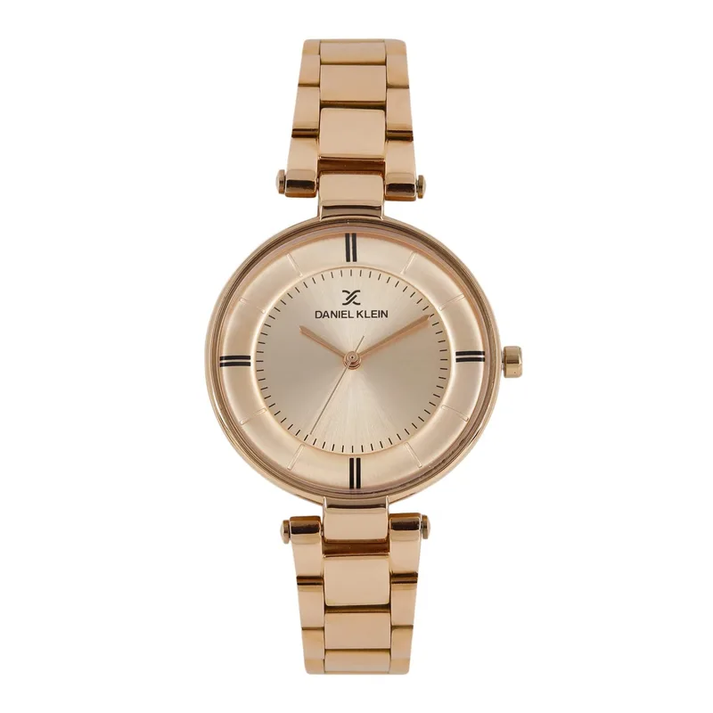 Daniel Klein Metal Analog Dial Women Watch- Dk11467-3,Dial-Rose Gold, Band-Gold — 70% off on Amazon.in