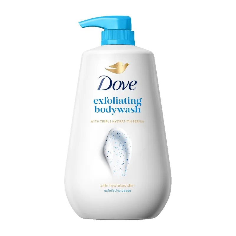 DOVE Exfoliating Bodywash, 825ml, for Smooth Radiant Skin — 49% off on Amazon.in
