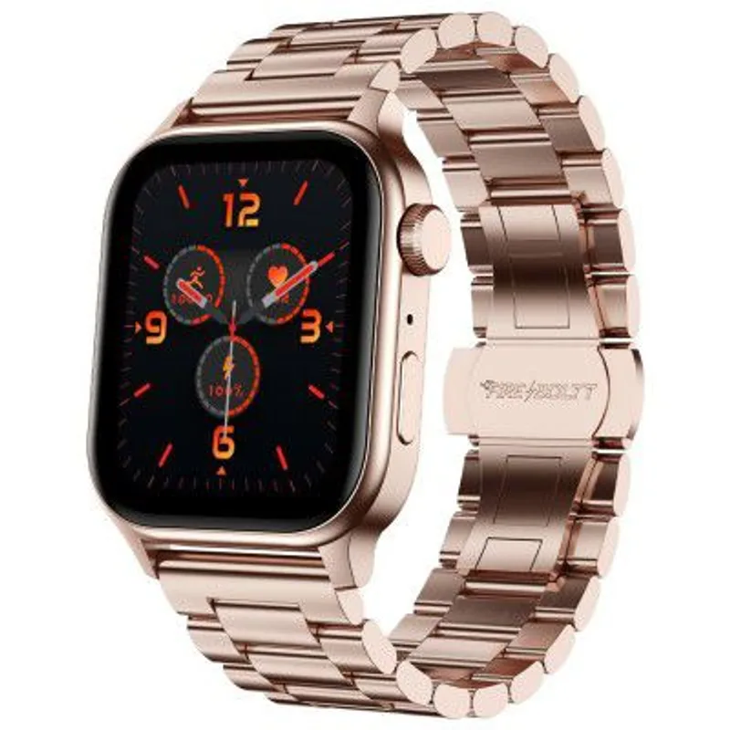 Fire-Boltt Rise Luxe Bluetooth Calling Smart Watch, 1.85”HD Display,AI Outfit Watch Face (Rose Gold) — 93% off on Amazon.in