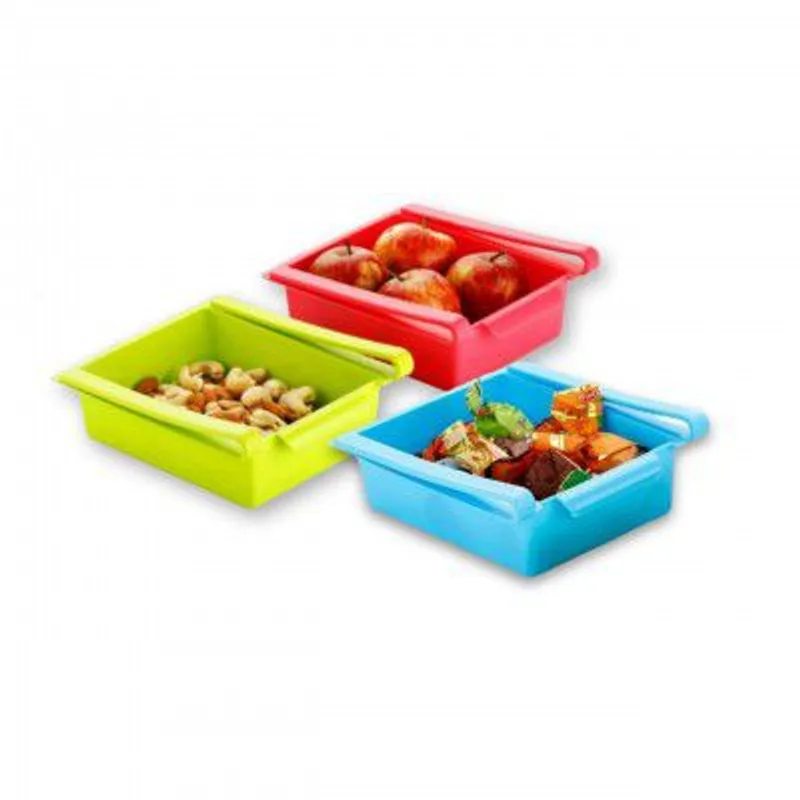 Floraware Plastic Refrigerator Storage Rack Set, Set of 3 — 60% off on Amazon.in