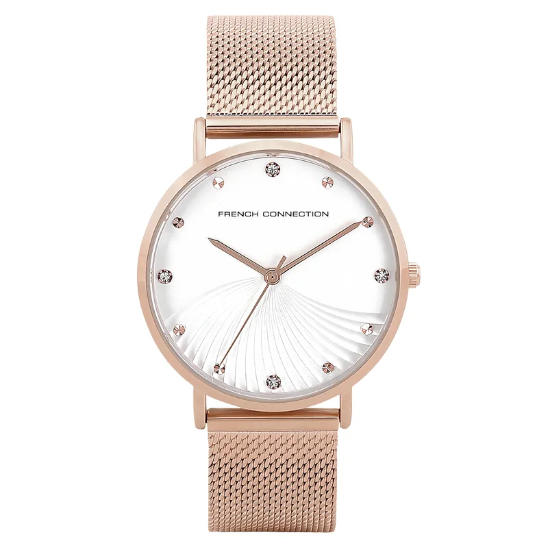 French Connection White Dial Analog Watch for Women-FCC01GM — 77% off on Amazon.in