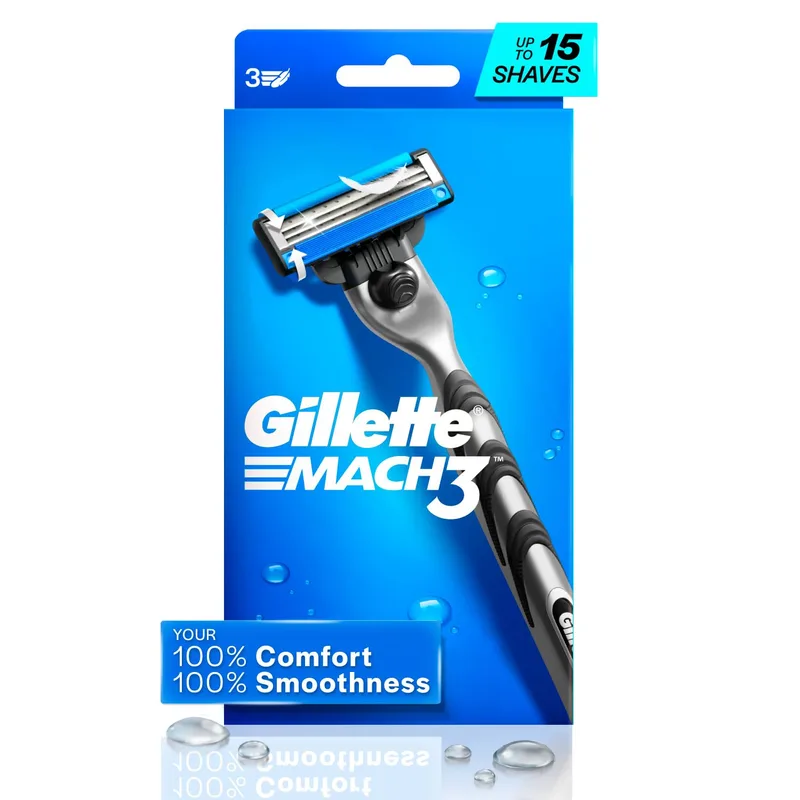 Gillette Mach 3, Shaving Razor For Men — 53% off on Amazon.in