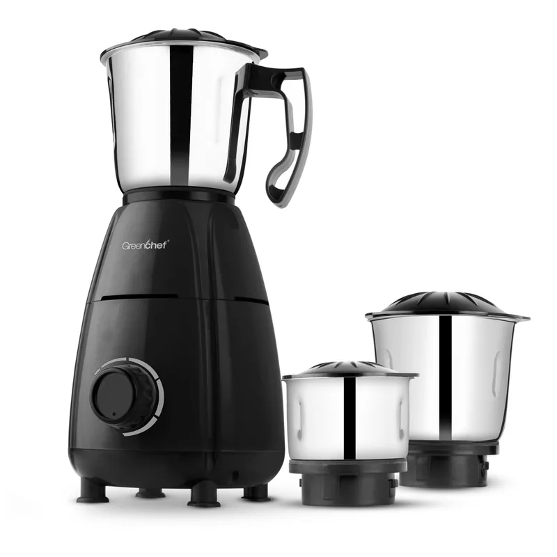 Greenchef JawaBlack 600 Mixer Grinder (3 Jars, Black) — 55% off on Amazon.in