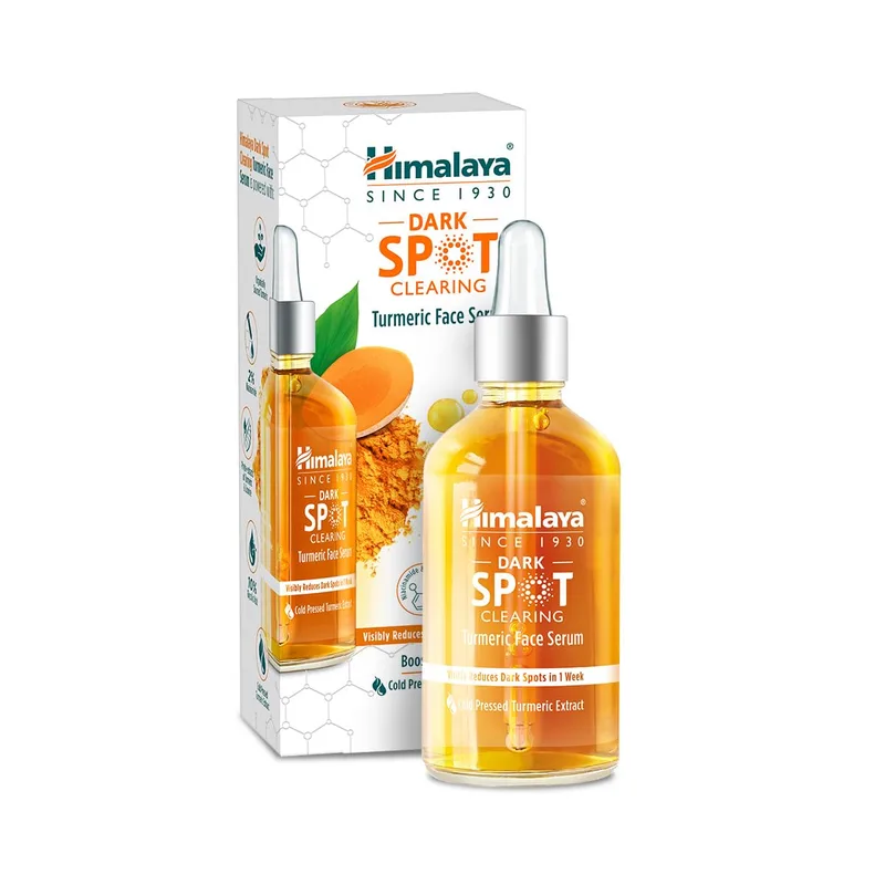 Himalaya Dark Spot Clearing Turmeric Face Serum for glowing skin - 30Ml — 57% off on Amazon.in