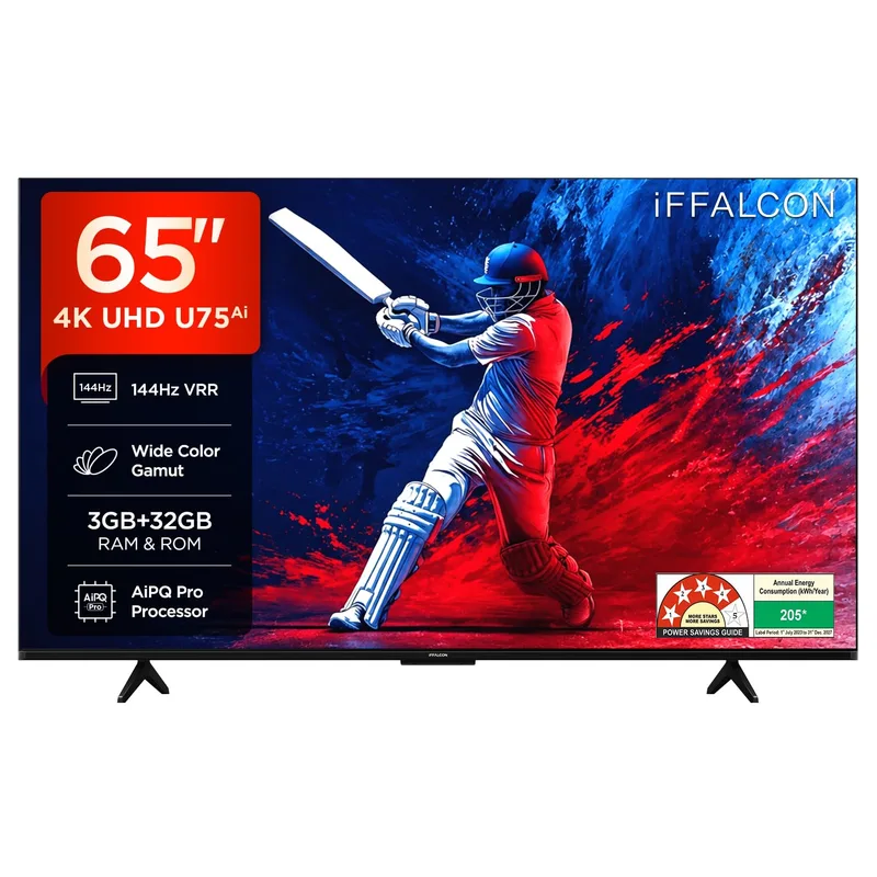 iFFALCON (65 Inches) 4K UHD Smart LED Google TV | 65U75 — 57% off on Amazon.in