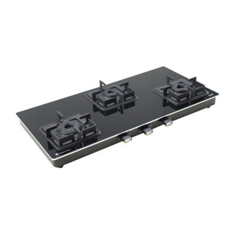 KAFF Gas Stove/Cooktop 3 Burners 77 CM, Black Coated Brass Burners With Auto Electric Ignition | CTQ773BAI — 53% off on Amazon.in