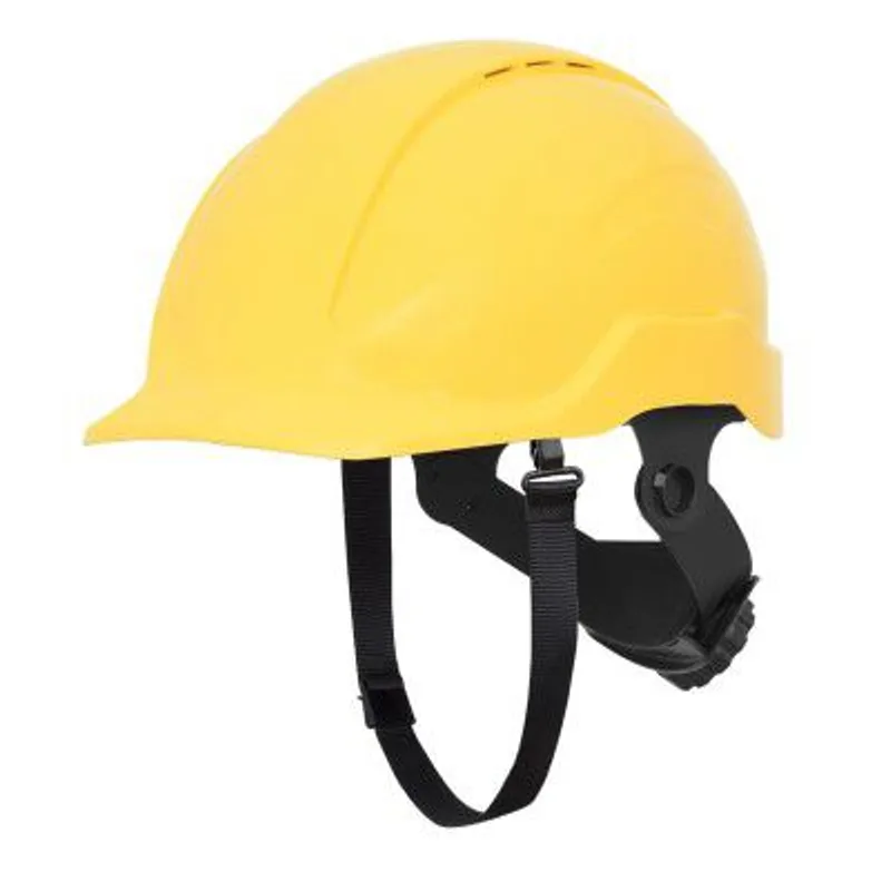 KARAM PN571 Lightweight ABS Safety Helmet for Construction & Outdoor Activities | Adjustable Chin Strap & Rachet Type Adjustment | Comfortable & Durable Hard Hat | EN Certified | Yellow — 74% off on Amazon.in