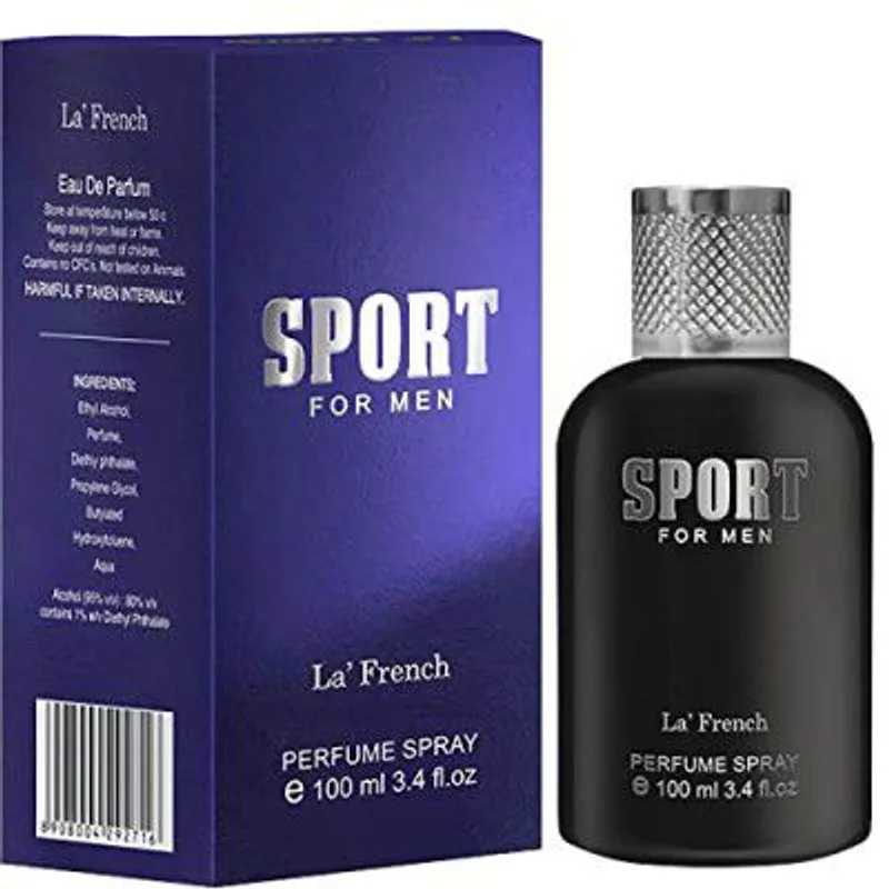 LA' French Sports Perfume for Men 100Ml | Date Night Fragrance Body Spray for Men | Gift for Husband Boyfriend — 56% off on Amazon.in