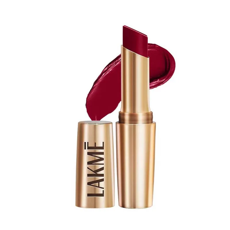 LAKMÉ LAKM Lakme Powerplay Priming Matte Lipstick, Smooth Finish, Lightweight Smudgeproof, Lasts 16hrs, Hydrates Lips, Burgundy Passion, 3.6g — 65% off on Amazon.in