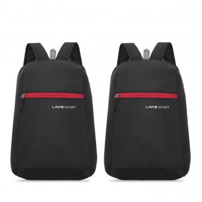 Lavie Sport Sprinter 11 litres Daypack | 1.5 Compartment Backpack (Pack of 2) — 76% off on Amazon.in