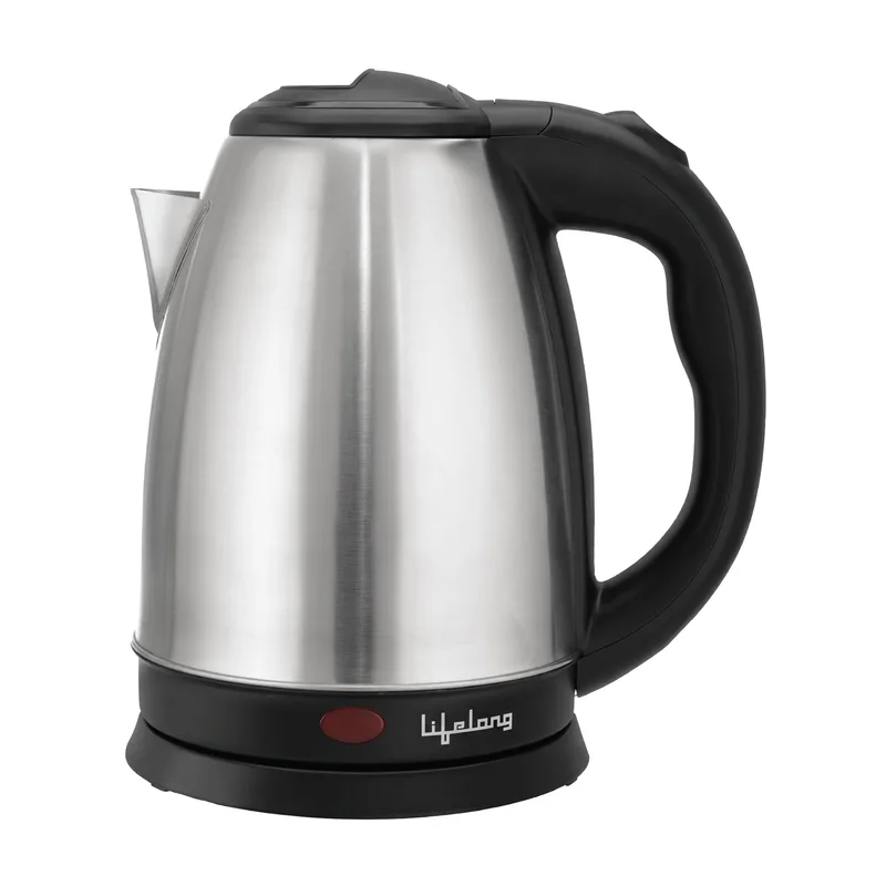 Lifelong ISI Certified Electric Kettle 1.5L with Stainless Steel Body,1500 W Easy (1 Year Manufacturer's Warranty, Silver, LLEK23) — 75% off on Amazon.in