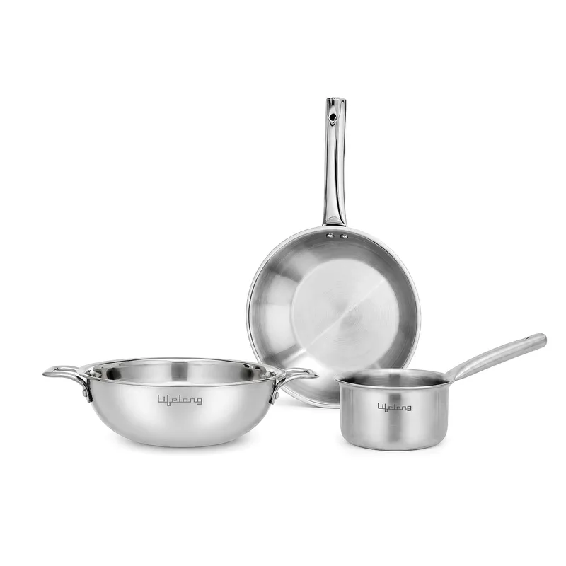 Lifelong Triply 4-piece cookware set (LLTP3PCS) — 73% off on Amazon.in