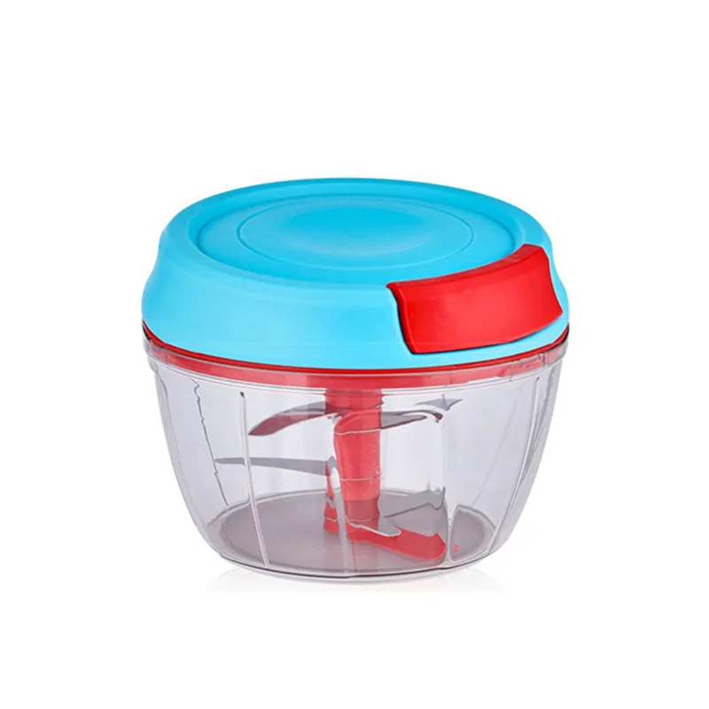 Manual Premium Round Kitchen Chopper, 650ml, Dual Shade — 75% off on Amazon.in