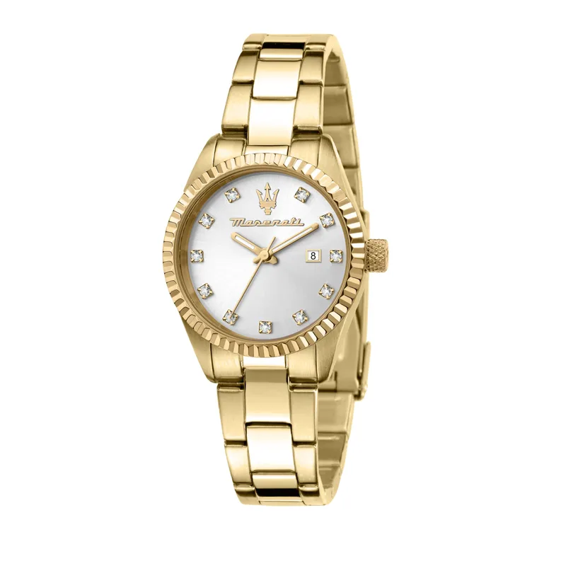 Maserati Competizione Date Analog dial Color Silver Women Watch - R8853100506 — 72% off on Amazon.in
