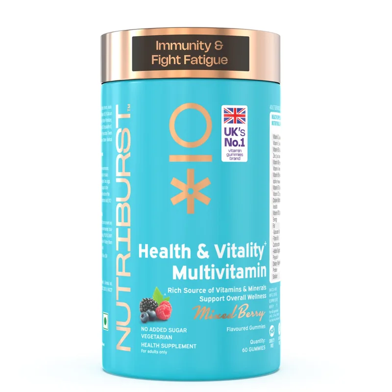 Nutriburst Multivitamin Gummies for Men and Women | 60 Gummies — 54% off on Amazon.in