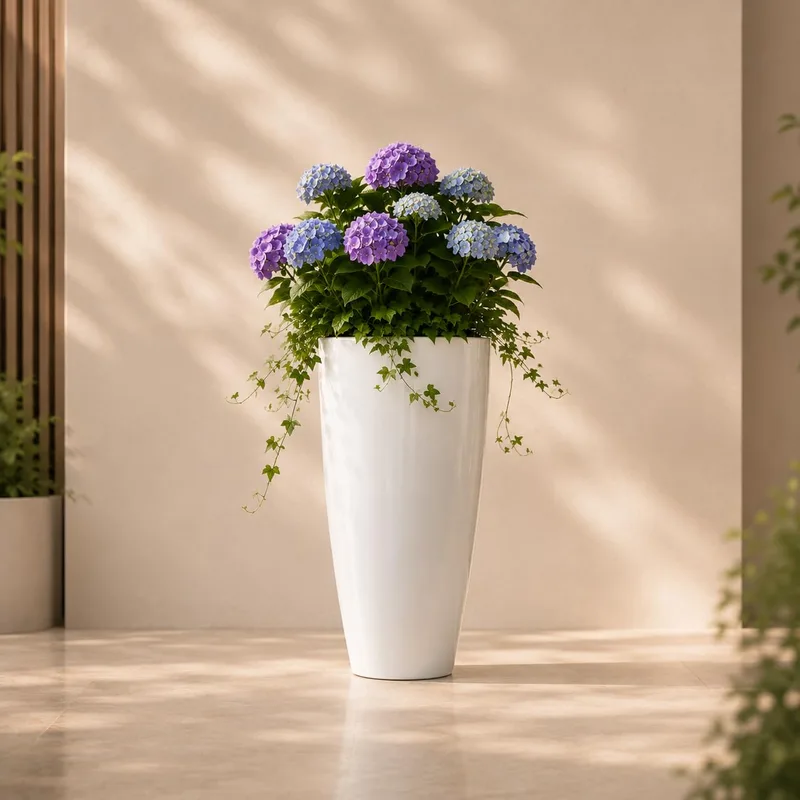 Ocean Mart Plastic Tower Pot Plant 14 Inch | Large Flower Pot for Indoor & Outdoor Plants | Decorative Garden Planter | Lightweight & Durable — 86% off on Amazon.in