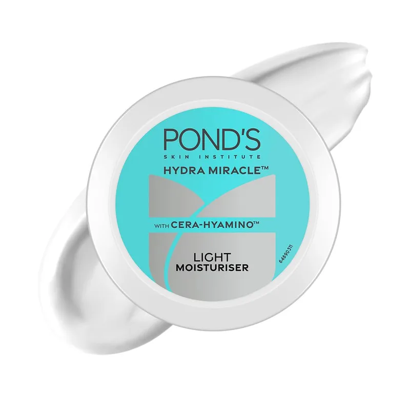 POND'S Light Moisturiser with Cera-Hyamino for 5X Dryness Repair for Ultimate Soft, Smooth Skin, 300ml — 66% off on Amazon.in