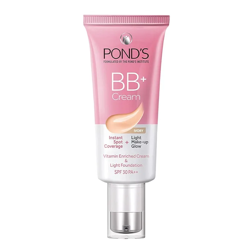 PONDS BB+ Cream, Instant Spot Coverage + Light Make-up Glow, Ivory 30g — 48% off on Amazon.in