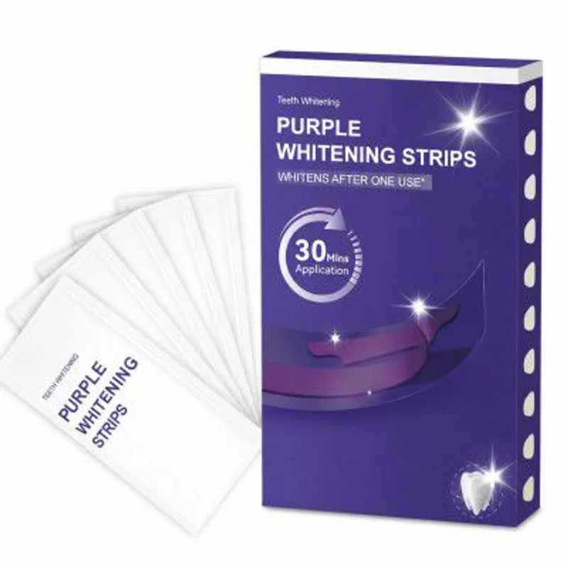 Purple Teeth Whitening Strips (7 Strips) — 80% off on Amazon.in