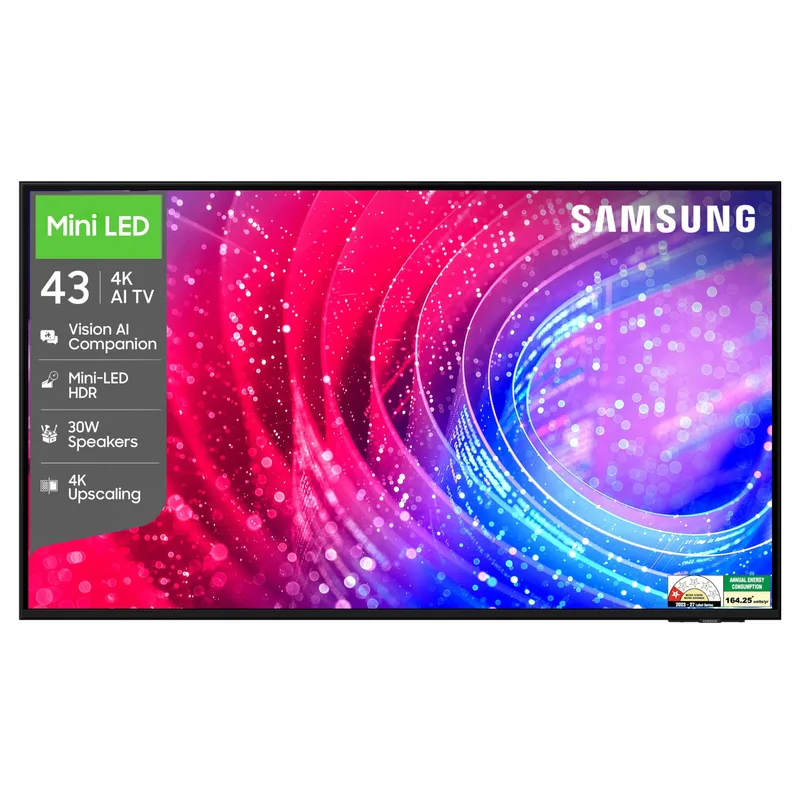 Samsung 43" Mini LED 4K Samsung Vision AI Smart TV UA43M2EHAULXL — 32% off on Amazon.in