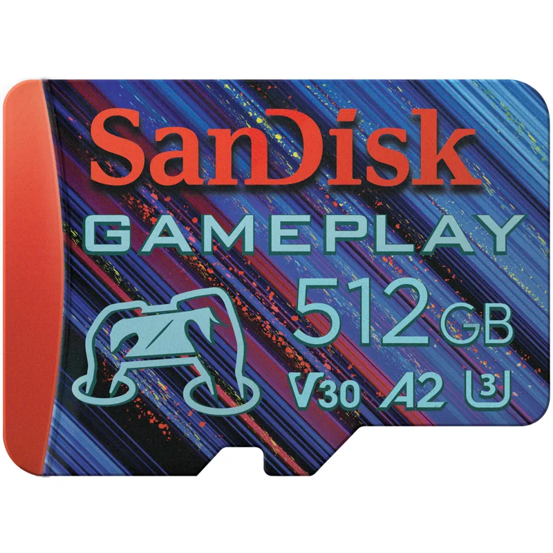 SanDisk Gameplay microSDXC UHS-I Card, 512GB Gaming microSDXC, 190MB/s, 130MB/s W, UHS-I, V30, U3, C10 — 53% off on Amazon.in