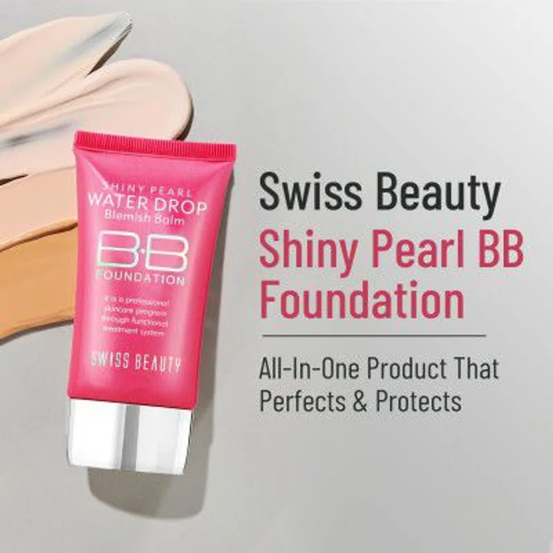 Swiss Beauty Matte Shiny Pearl Water Drop Blemish Long Lasting Balm BB Lightweight, Shade-06, 40ml — 64% off on Amazon.in