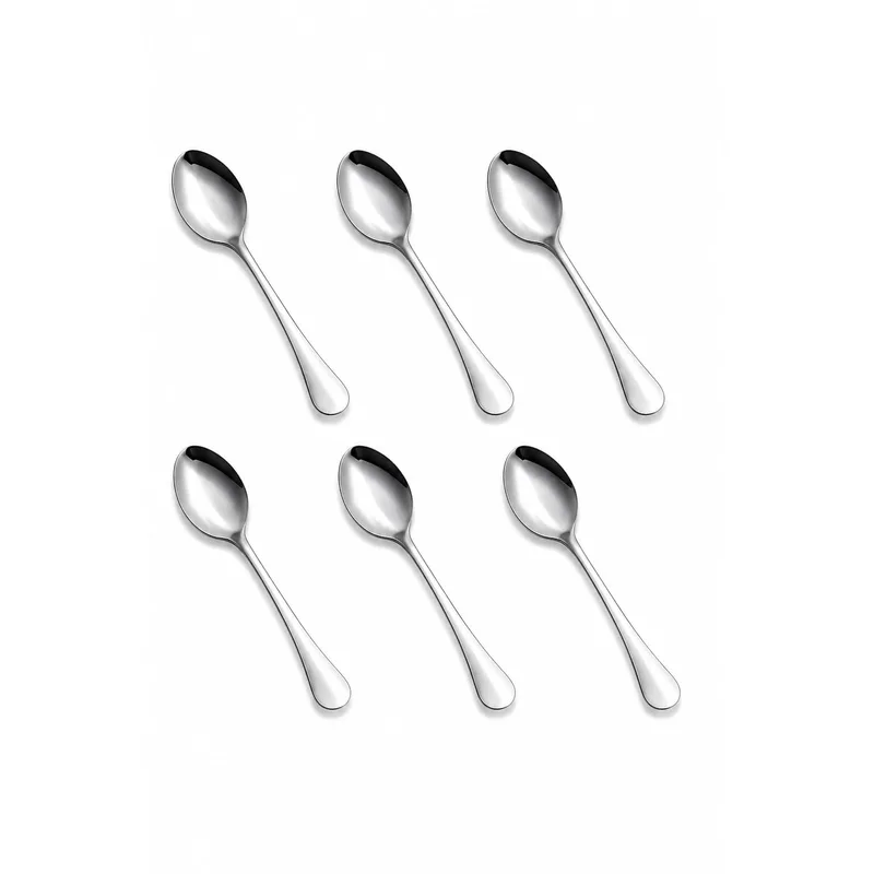 Tosaa Baby Spoon Royal Plain 16G-6-Piece Stainless Steel Spoon Set, Set of 6 — 52% off on Amazon.in