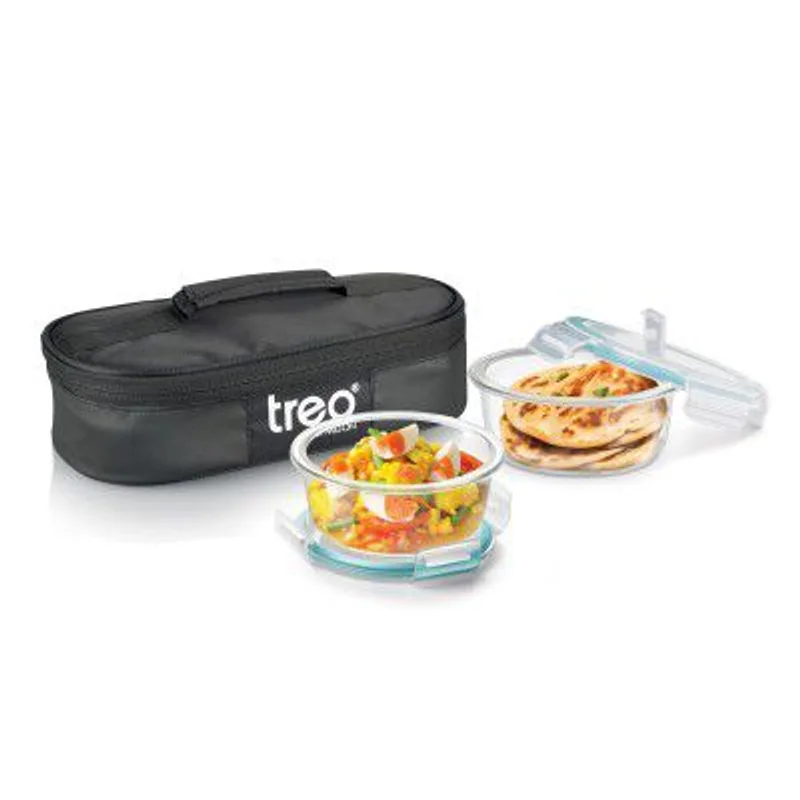 Treo By Milton All Weather Borosilicate Glass Round Set of 2,400 ml Each — 61% off on Amazon.in