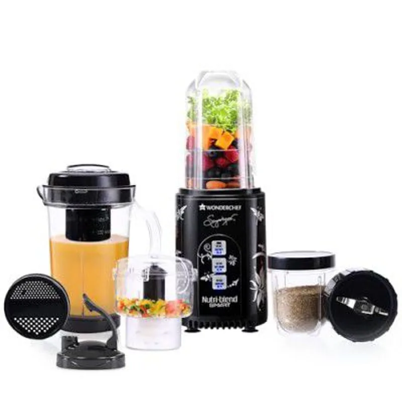 Wonderchef Nutri Blend Smart CKM Automatic Mixer Grinder with Dual Pulse Function|22000 RPM|2 Years Warranty — 70% off on Amazon.in