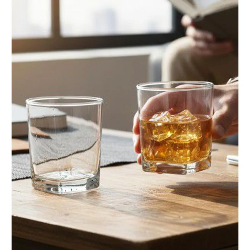 Yera Prima Oak Whisky/Scotch/Water Glasses- 295 ml Each -Set of 12 pcs  — 62% off on Amazon.in