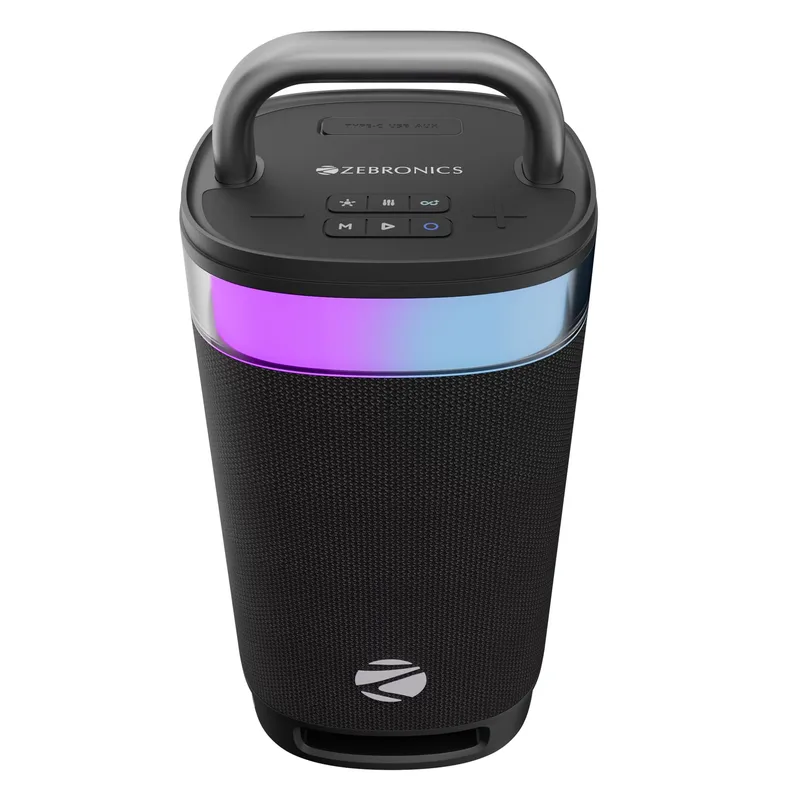 Zebronics Wireless Bluetooth Party Speaker, 100W, Upto 5Hrs Playback, Built-in Powerbank (Axon 500) — 68% off on Amazon.in